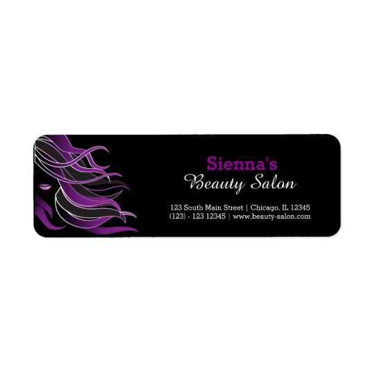 Hair stylist return address label