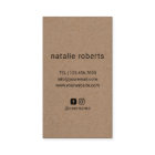 Hair Stylist Scissor Hand Logo Rustic Kraft Salon