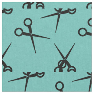Hair Stylist Scissors Haircut Cute Fabric