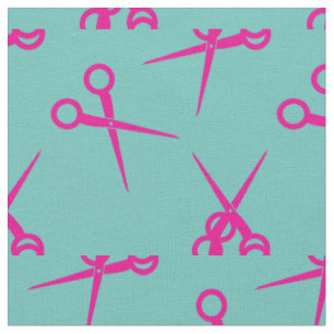 Hair Stylist Scissors Haircut Cute Fabric