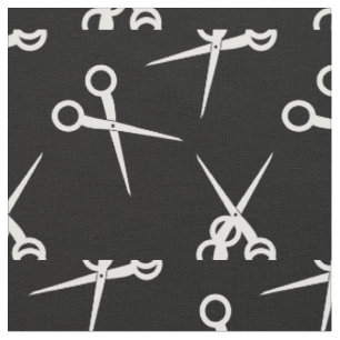 Hair Stylist Scissors Haircut Cute Fabric