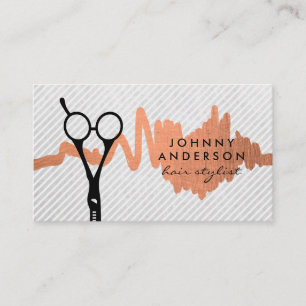 Hair Stylist Scissors   Modern Style Appointment Card