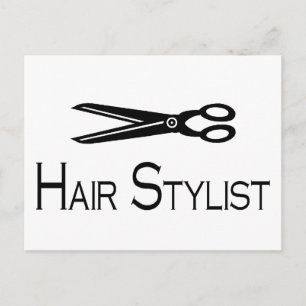 Hair Stylist (Scissors) Postcard