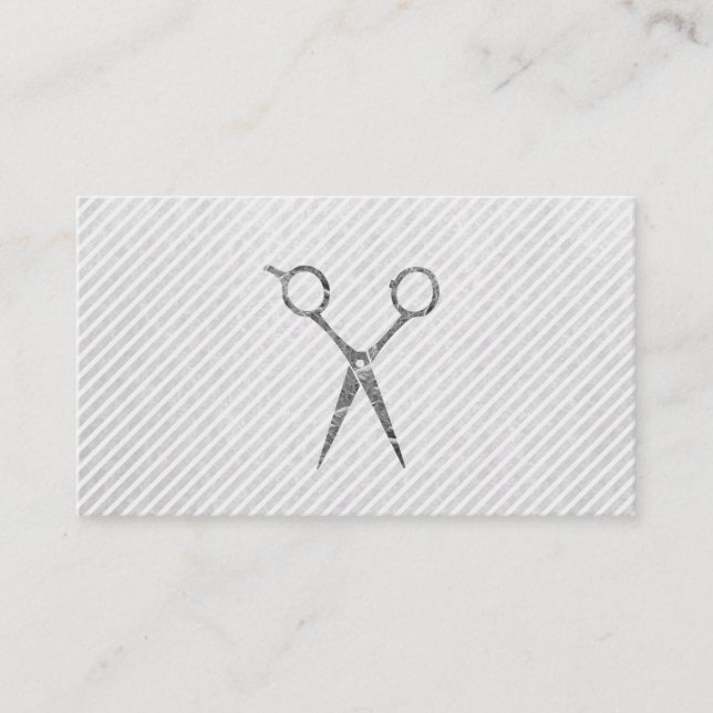 Hair Stylist Silver Scissors Appointment (Front)
