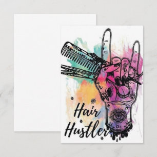 Hair Stylist Thank you Card 