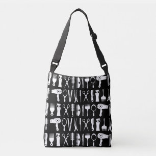 Hair stylist tools pattern  crossbody bag