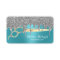 Hair Stylist Turquoise Silver Drips Beauty Salon