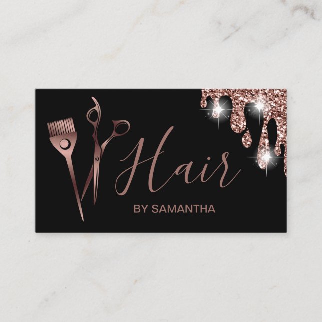 Hair Stylist Your Next Appointment Business Card (Front)