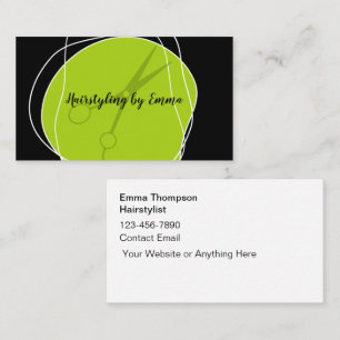 Hair Styliste Carte de visite tendance
