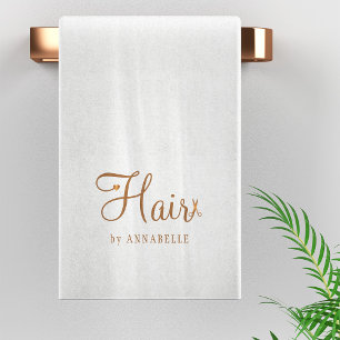 Hair styliste nom professionnel élégant or glam