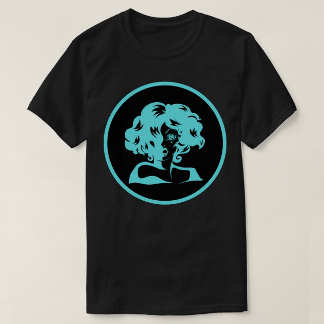 Hair Teal T-Shirt (Design Front)
