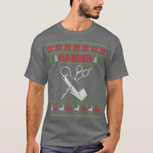 Hair Trimmer Ugly Christmas Sweater Hairdresser Ba