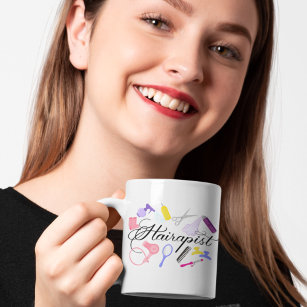 Hairapist Hairdresser Hair Stylist Barber Design Coffee Mug