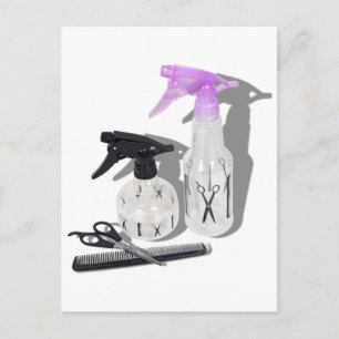 HaircutSprayBottle060910Shadows Postcard