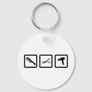 haircutter gear keychain