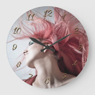 Hairdresser-beauty salon large clock