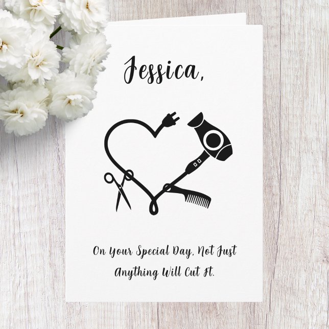 Hairdresser Birthday Card (Creator Uploaded)