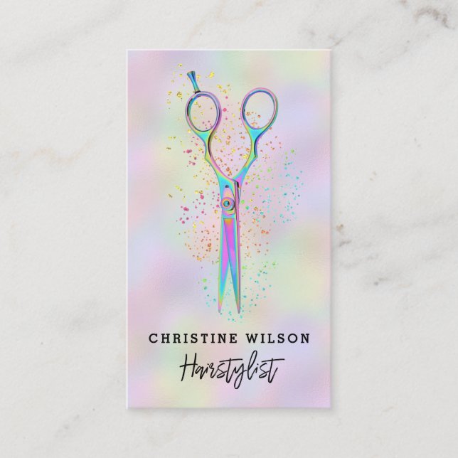 hairdresser business card (Front)