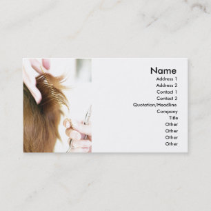 Hairdresser Business Card