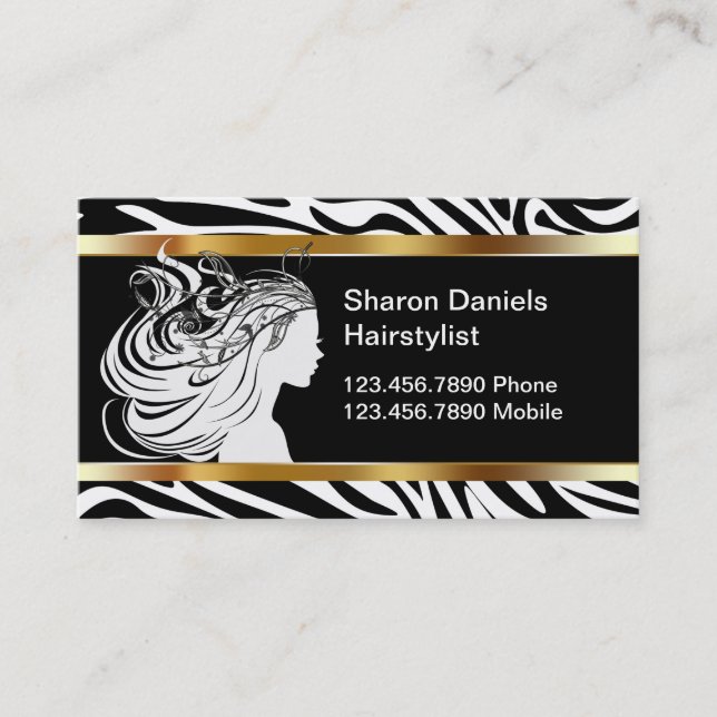 Hairdresser Business Cards (Front)