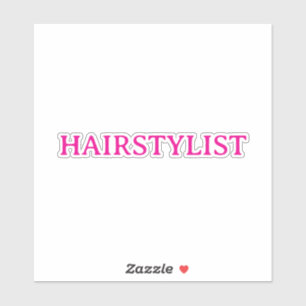 Hairdresser Hairstylist Pink Spa Salon Wedding