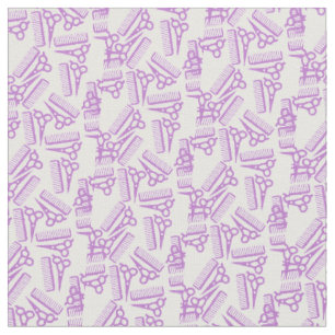 Hairdresser Hairstylist Scissors Fabric Purple