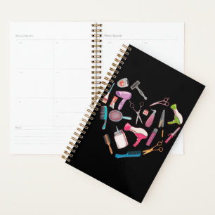 Hairdresser Hairstylist Tool Heart Planner