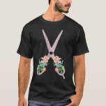 Hairdresser Love Hairdryer Scissors Barber Hair Br T-Shirt<br><div class="desc">Hairdresser Love Hairdryer Scissors Barber Hair Brush</div>