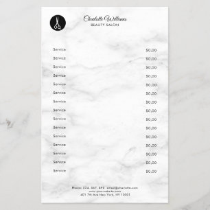 hairdresser Marmor Flyer