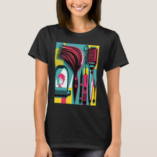 Hairdresser Mom Pop Hair Stylist Mom 1 T-Shirt