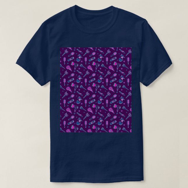 Hairdresser stylist salon Barber T-Shirt (Design Front)