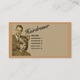 HAIRDRESSER - VERY PROFESSIONAL PROFILE CARD (3B)