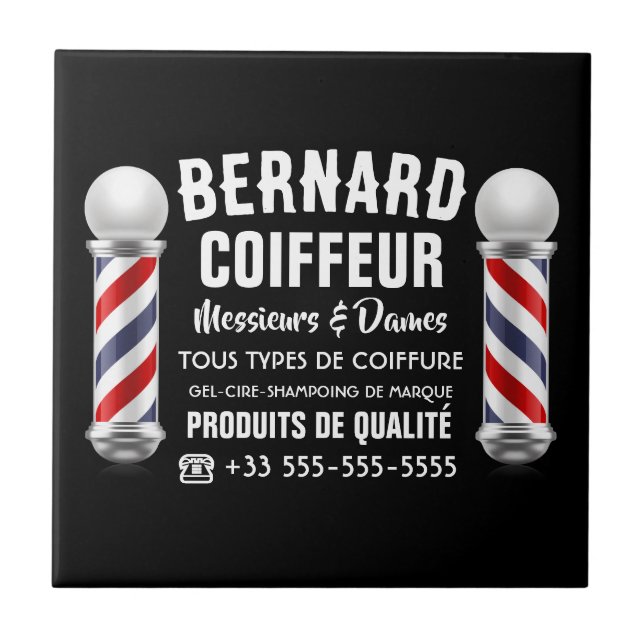Hairdressing Salon Decoration Tile (Front)