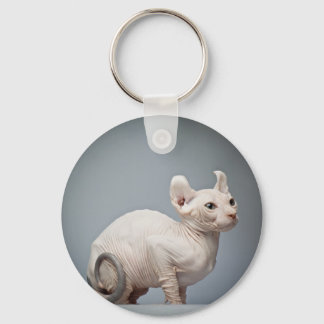 HAIRLESS CAT KEYCHAIN