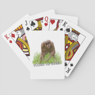 Hairless Chimp Tough As Steel Playing Cards