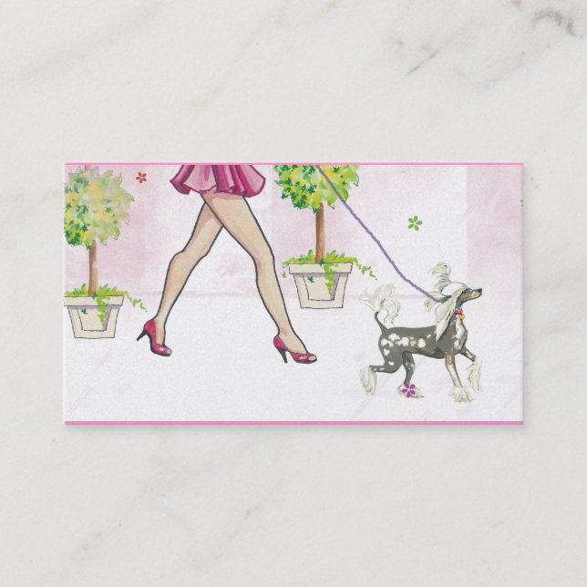 Hairless Chinese Crested Business Card (Front)