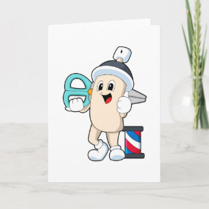 Hairspray as Hairdresser with Scissors Card