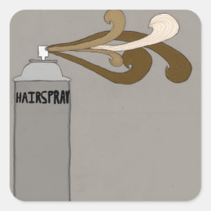 Hairspray Sticker