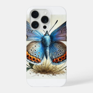 Hairstreak Butterfly 060924IREF235 - Watercolor iPhone 15 Pro Case