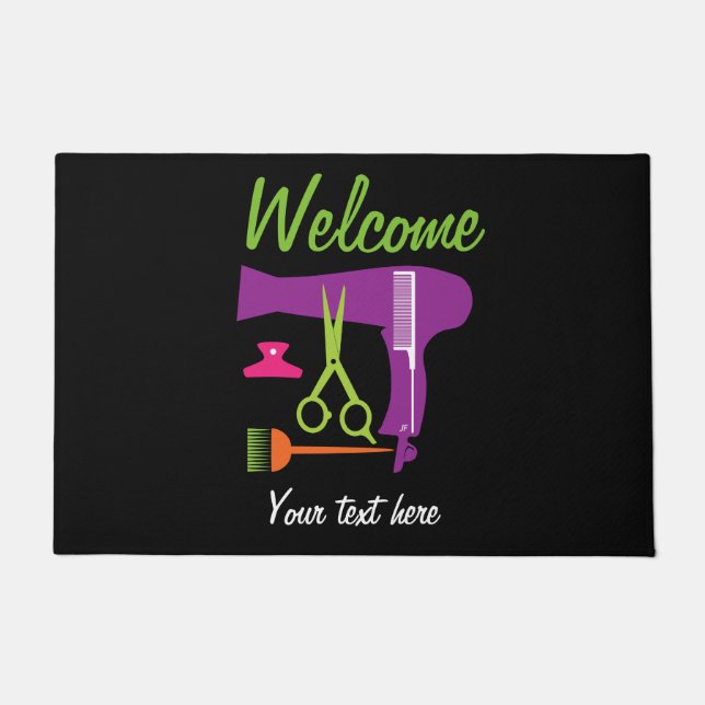 Hairstyles tools doormat (Front)