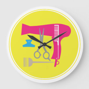 Hairstyles tools large clock