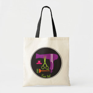 Hairstyles tools tote bag