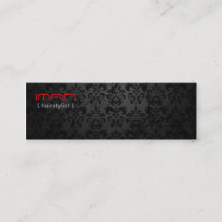 hairstylist and salon mini business card