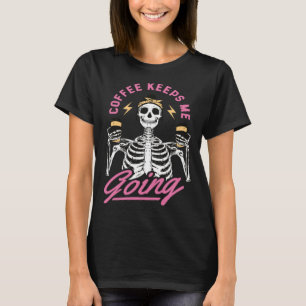 Hairstylist Cosmetologist Hair Boss Coffee Keeps M T-Shirt