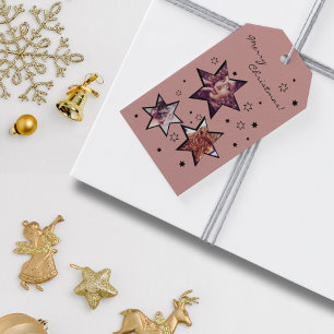 Hairstylist Custom Images Stars Merry Christmas  Gift Tags