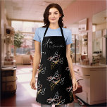 Hairstylist Hair Dresser Salon Rose Gold Scissors Apron<br><div class="desc">This design may be personalized by choosing the customize option to add text or make other changes. If this product has the option to transfer the design to another item, please make sure to adjust the design to fit if needed. Contact me at colorflowcreations@gmail.com if you wish to have this...</div>