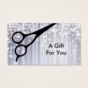 hairstylist hair stylist gift card certificate