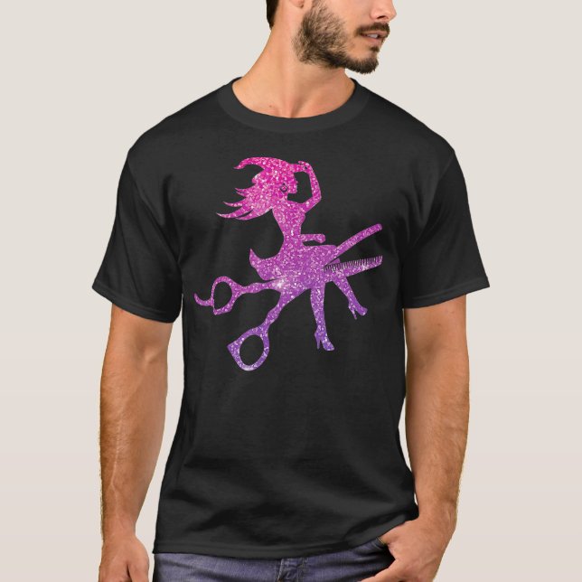 Hairstylist Hairdresser Halloween Costume Gift T-Shirt (Front)