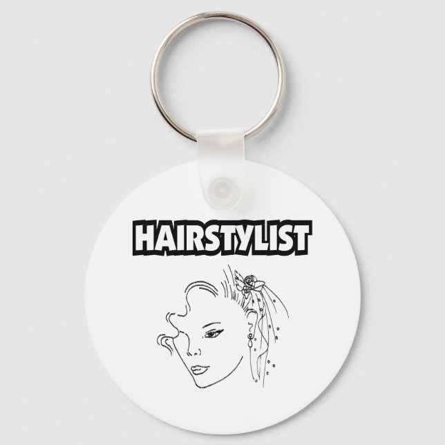 HAIRSTYLIST KEYCHAIN (Front)