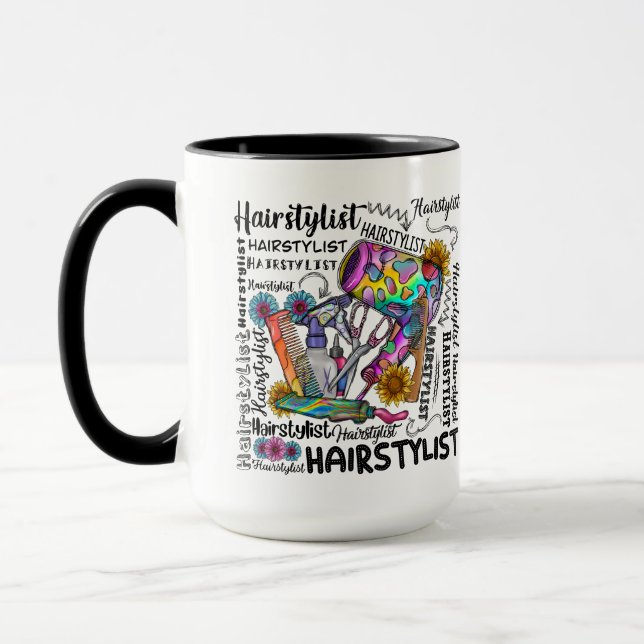 Hairstylist Personalized Mug (Left)